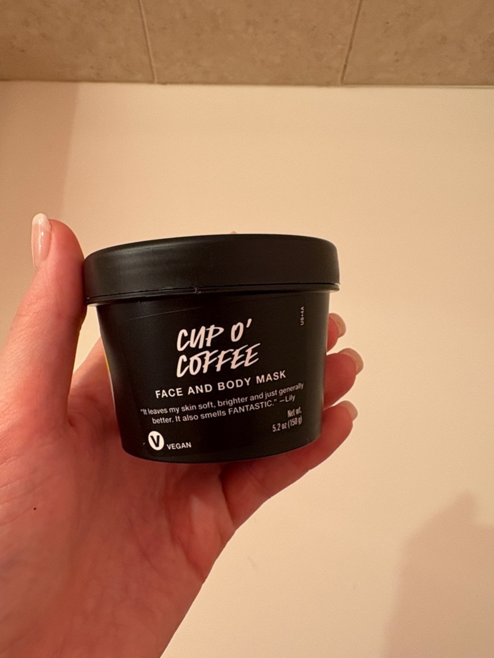LUSH Cup O' Coffee Face & Body Mask